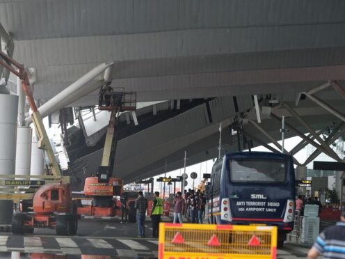All flight departures from Terminal One at Indira Gandhi International Airport were temporarily suspended following the incident (AP)