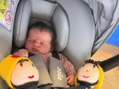 Baby Olive was born safely last month (Cornwall Council/PA)