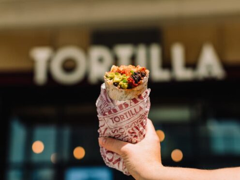 Tortilla is buying 13 restaurants from rival Fresh Burritos (Tortilla/PA)