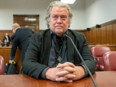 Steve Bannon appears in court where he says he will fight a judge’s ruling that he must report to prison to serve his four-month sentence for defying a subpoena from the House committee that investigated the US Capitol insurrection (Steven Hirsch/New York Post/AP)