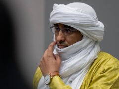 Al Hassan Ag Abdoul Aziz Ag Mohamed Ag Mahmoud was convicted of atrocities in Mali (AP)