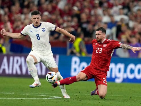 Denmark ground out a goalless draw against Serbia in Munich (Antonio Calanni/AP)