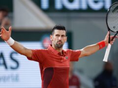 Novak Djokovic won at gone 3am (Jean-Francois Badias/AP)