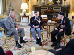 The King and Queen have hosted four D-Day veterans at Buckingham Palace to mark the 80th anniversary of the Normandy landings (Chris Jackson/Getty Images/PA)