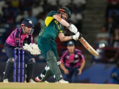 Australia’s Travis Head bats during the men’s T20 World Cup cricket match between Australia and Scotland (Ramon Espinosa/AP)