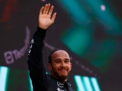 Lewis Hamilton claimed his first podium of the season in Spain on Sunday (Joan Monfort/AP)