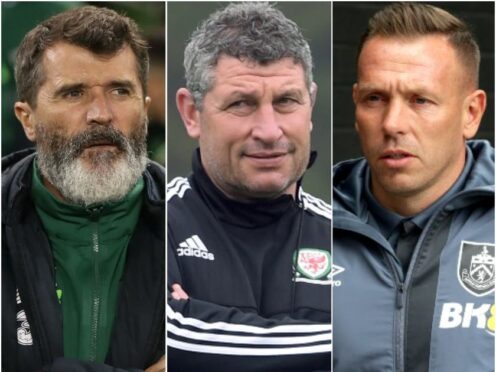 Roy Keane, Osian Roberts and Craig Bellamy are among the contenders for the Wales job (PA)