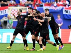 Albania followed up their defeat to Italy with a draw against Croatia (Sina Schuldt/AP)