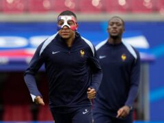 France’s Kylian Mbappe remains a doubt for Friday’s Group D clash with the Netherlands after breaking his nose (Hassan Ammar/AP)