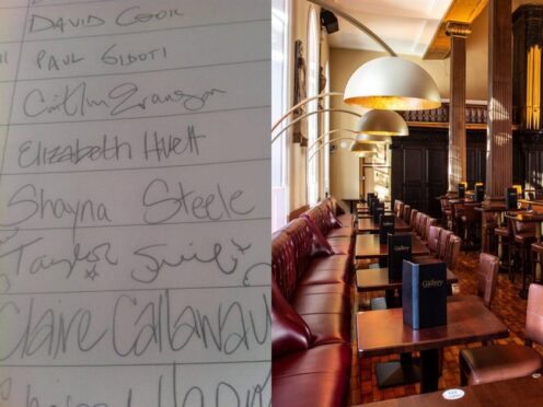 An Irish bar hopes to welcome back Taylor Swift after she visited and signed their guest book 13 years ago (PA)