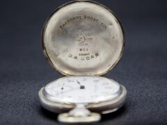 Theodore Roosevelt’s pocket watch that was stolen in July 1987 (Jason Wickersty/National Park Service via AP)