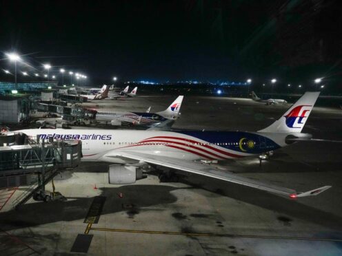 The flight landed safely at Kuala Lumpur International Airport (AP)