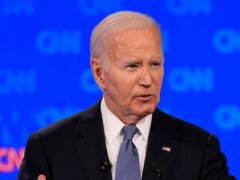 Joe Biden tried repeatedly to confront Donald Trump (Gerald Herbert/AP)