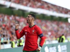 Cristiano Ronaldo has now scored 130 goals for Portugal (Luis Vieira/AP)