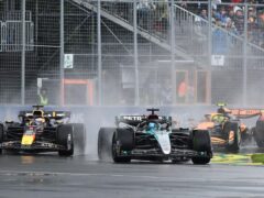 Max Verstappen, George Russell and Lando Norris all led the Canadian Grand Prix (Graham Hughes/The Canadian Press via AP)