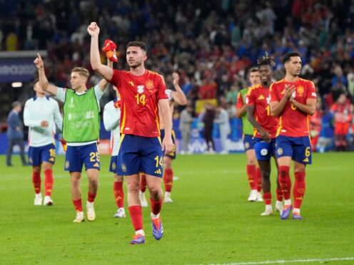 Spain boss Luis de la Fuente is convinced his players are “the best in the world” (Martin Meissner/AP/PA)