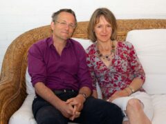 Dr Michael Mosley with his wife Clare Bailey in 2013 (Alamy/PA)