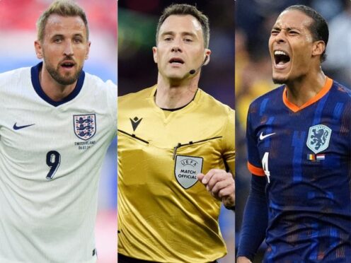 Harry Kane, Felix Zwayer and Virgil Van Dijk could all have key roles to play on Wednesday evening (PA)