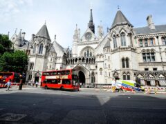 The case was heard at the Royal Courts of Justice in central London (Nick Anstell/PA)