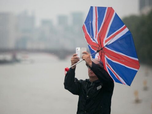 Windy weather is expected across the UK on polling day (Daniel Leal-Olivas/PA)