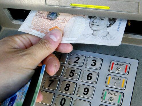 The forecast was made by UK cash access and cash machine network Link (Gareth Fuller/PA)