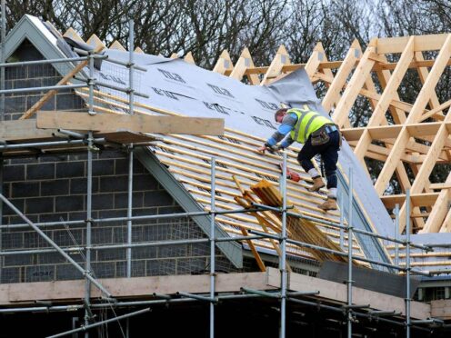 The construction sector saw growth slow in June due to a fall in housing activity (Rui Vieira/PA)
