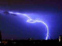 A thunderstorm warning has been issued for Wales and parts of western England, while a rain warning is in place for northern Scotland (Lewis Whyld/PA)