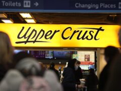 An Upper Crust in Euston Station, London, London (James Manning/PA)