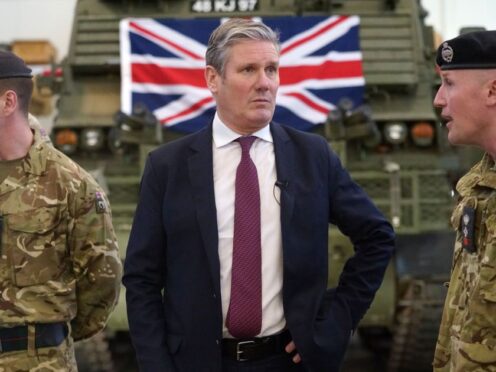 Sir Keir Starmer will go the Nato summit this week (Victoria Jones/PA)