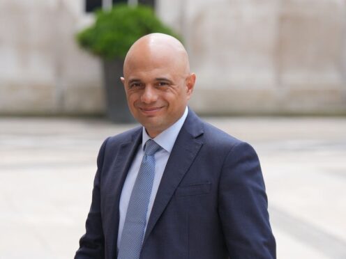 Former chancellor Sir Sajid Javid has been appointed as a partner at Centricus (Dominic Lipinski/PA)