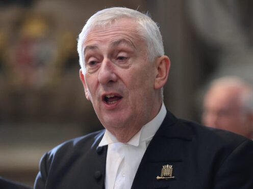 Speaker of the House of Commons Sir Lindsay Hoyle (Belinda Jiao/PA)