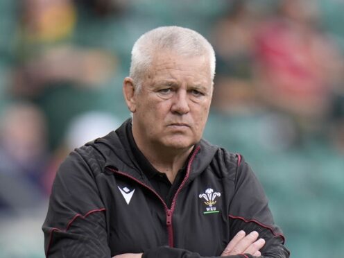 Wales head coach Warren Gatland has seen his team lose eight successive Tests (Andrew Matthews/PA)