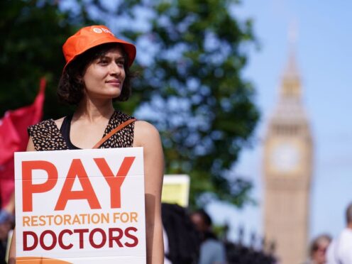Junior doctors are to return to work after the five day strike (Jordan Pettitt/PA)