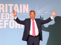 Reform UK Leader Nigel Farage speaking at a meeting in Boston, while on the General Election campaign trail. Picture date: Thursday June 27, 2024.