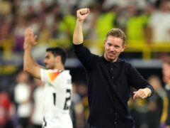 Germany manager Julian Nagelsmann (right) saw his side reach the last eight with victory over Denmark