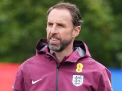 Gareth Southgate is preparing for England’s clash with Switzerland (Adam Davy/PA)