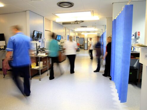 Data from Public Health Scotland was released on Tuesday (Peter Byrne/PA)