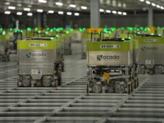 Online supermarket Ocado has revealed plans to build its third robotic warehouse in Japan as part of its tie-up with Aeon in the country (Jonathan Brady/PA)