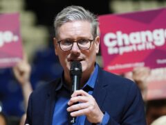 Labour leader Sir Keir Starmer has vowed to protect his children’s privacy (Andrew Milligan/PA)