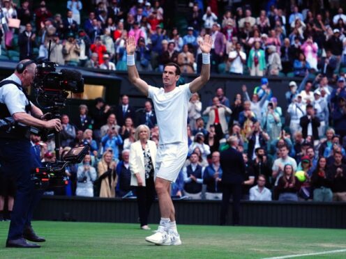 Wimbledon paid tribute to Andy Murray (Mike Egerton/PA)