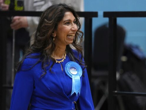 Former home secretary Suella Braverman (PA)