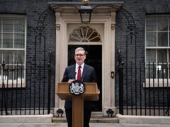 Newly elected Prime Minister Sir Keir Starmer gives a speech at his official London residence at No 10 Downing Street for the first time after the Labour party won a landslide victory at the 2024 General Election. Picture date: Friday July 5, 2024.