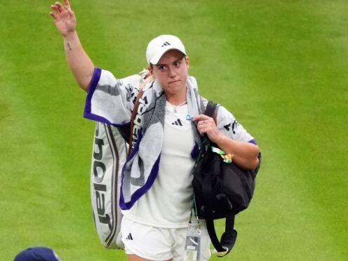 Sonay Kartal departed Wimbledon with her head held high (John Walton/PA)