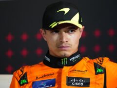 McLaren’s Lando Norris felt he threw away victory at Silverstone (David Davies/PA)