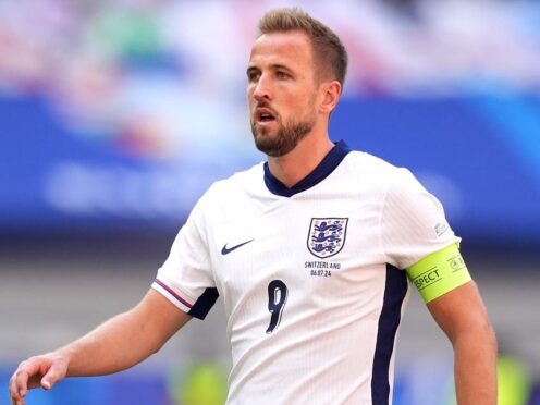 Harry Kane has scored two goals at the tournament in Germany (Martin Rickett/PA)