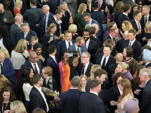 Some 335 new MPs, including 214 new Labour MPs, have arrived in Westminster for the first day of their new jobs (Stefan Rousseau/PA)