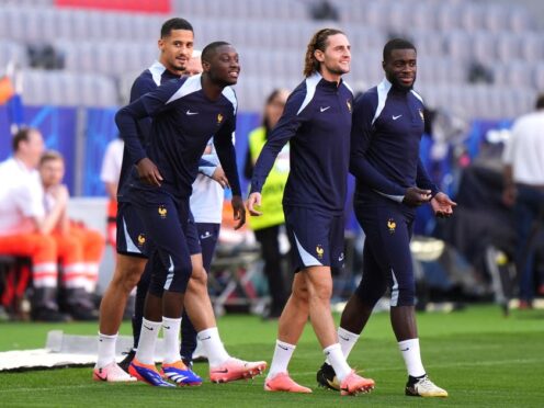 France are preparing to face Spain on Tuesday (Bradley Collyer/PA)