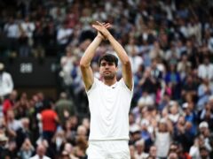 Carlos Alcaraz is through to another Wimbledon semi-final (Aaron Chown/PA)
