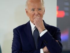 Joe Biden has insisted he will not pull out of the race for the presidency (AP Photo/Evan Vucci)