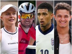 Harriet Dart, Mark Cavendish, Jude Bellingham and Lando Norris are among the sporting stars set to be in action this weekend (PA)